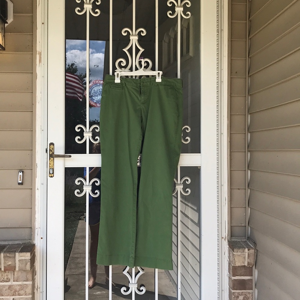 Old navy green khakis